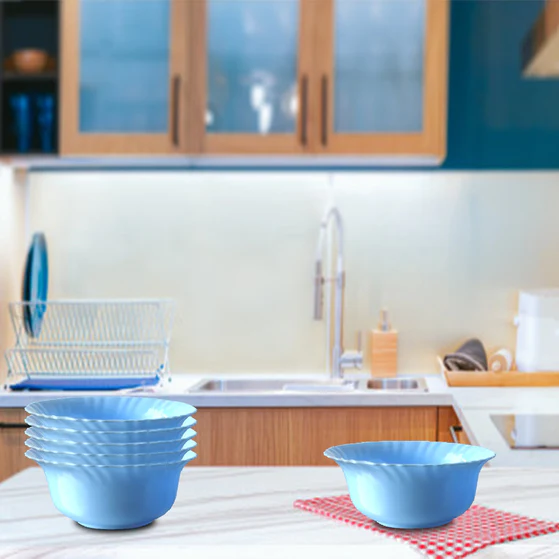 2398 plastic Handmade Katori Serving/Snacks Bowl (Set of 6)