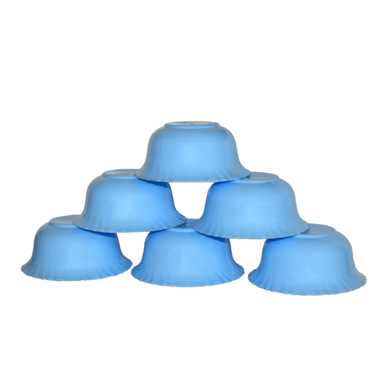 2398 plastic Handmade Katori Serving/Snacks Bowl (Set of 6)