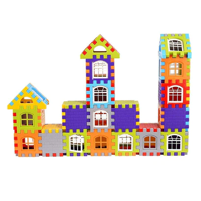 3918 200 Pc 4 D Block Toy used in all kinds of household and official places specially for kids and children for their playing and enjoying purposes.