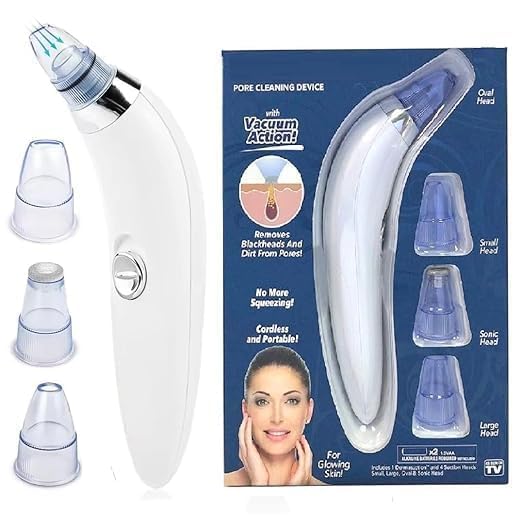 4 In 1 Multi-Function Blackhead Whitehead Extractor Remover Device Facial Cleansing Tool