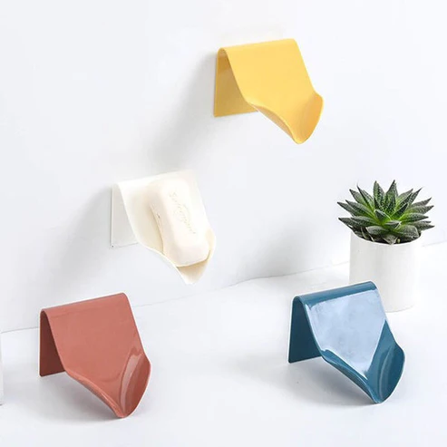 4630 Water Sliding Soap Case/Soap Holder/Soap Box for Bathroom (Pack of 4)