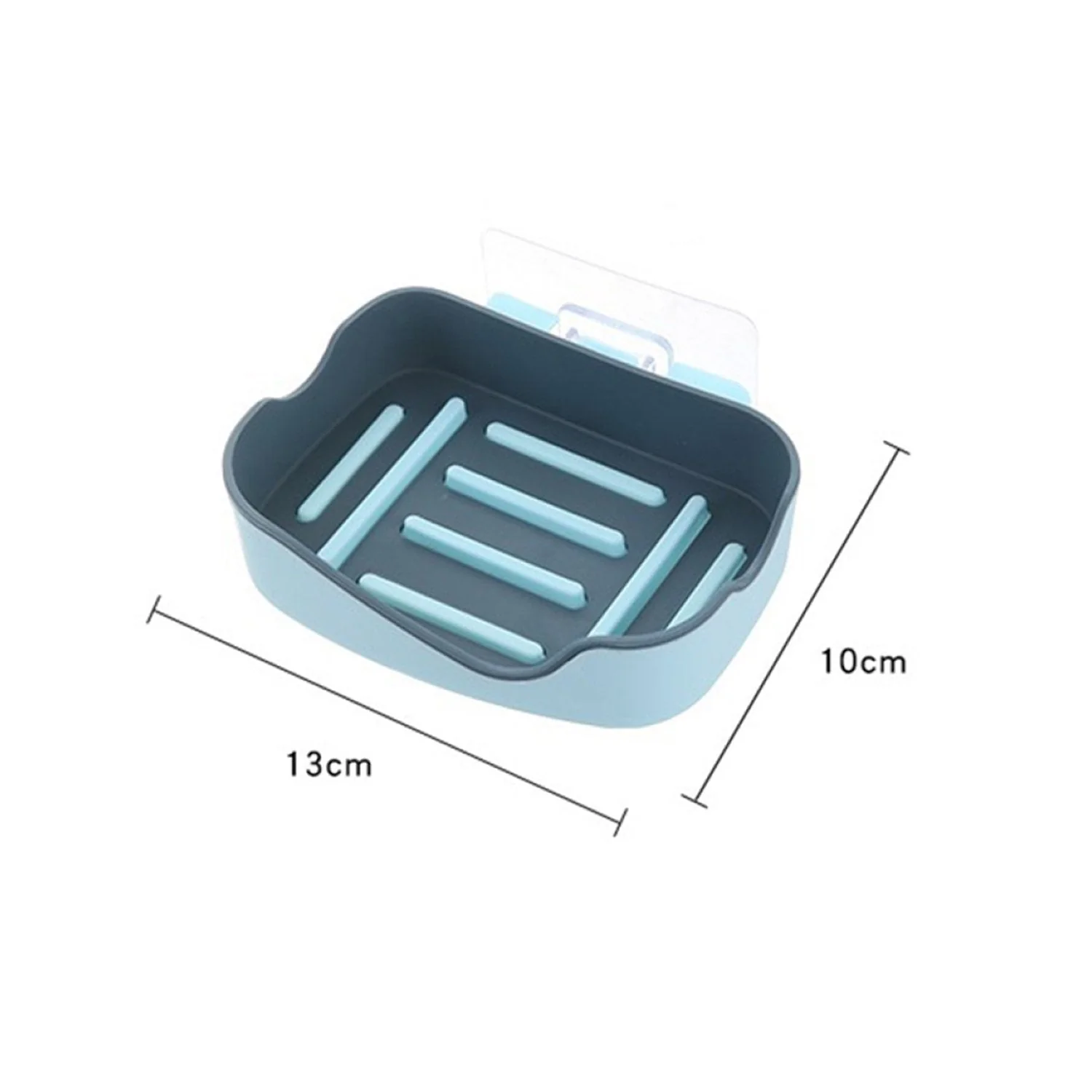 4715A Multipurpose Sticker Wall Mounted Plastic Soap Holder & Dispenser (With Box)