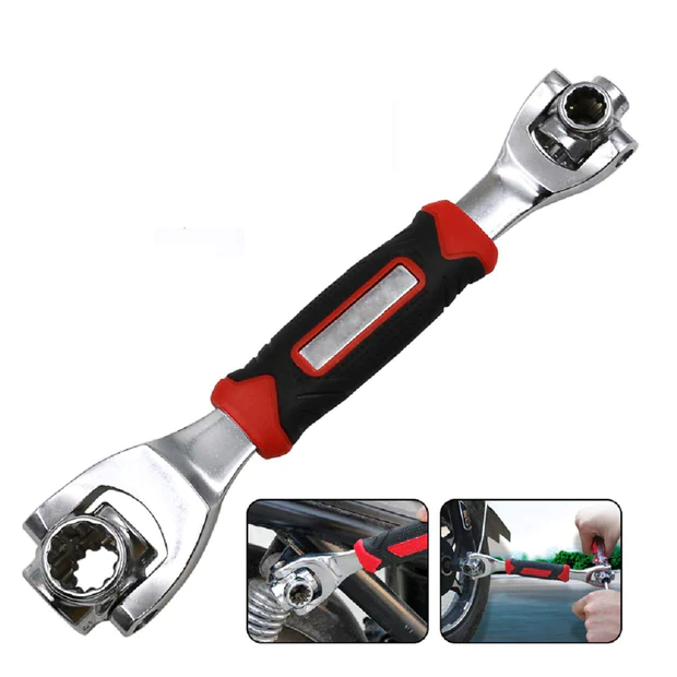 48 in 1 Socket Point Universal Car Repair 360 Degree Fixed Square, Hex, Torx Hand Tool Wrench 