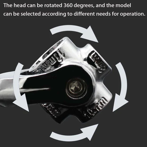 48 in 1 Socket Point Universal Car Repair 360 Degree Fixed Square, Hex, Torx Hand Tool Wrench 