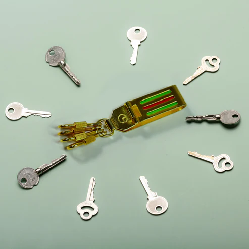 4970 Antique Gold Color Designer Saree /Junk Waistband Keychain Ethnic & Traditional Jewelery For Women