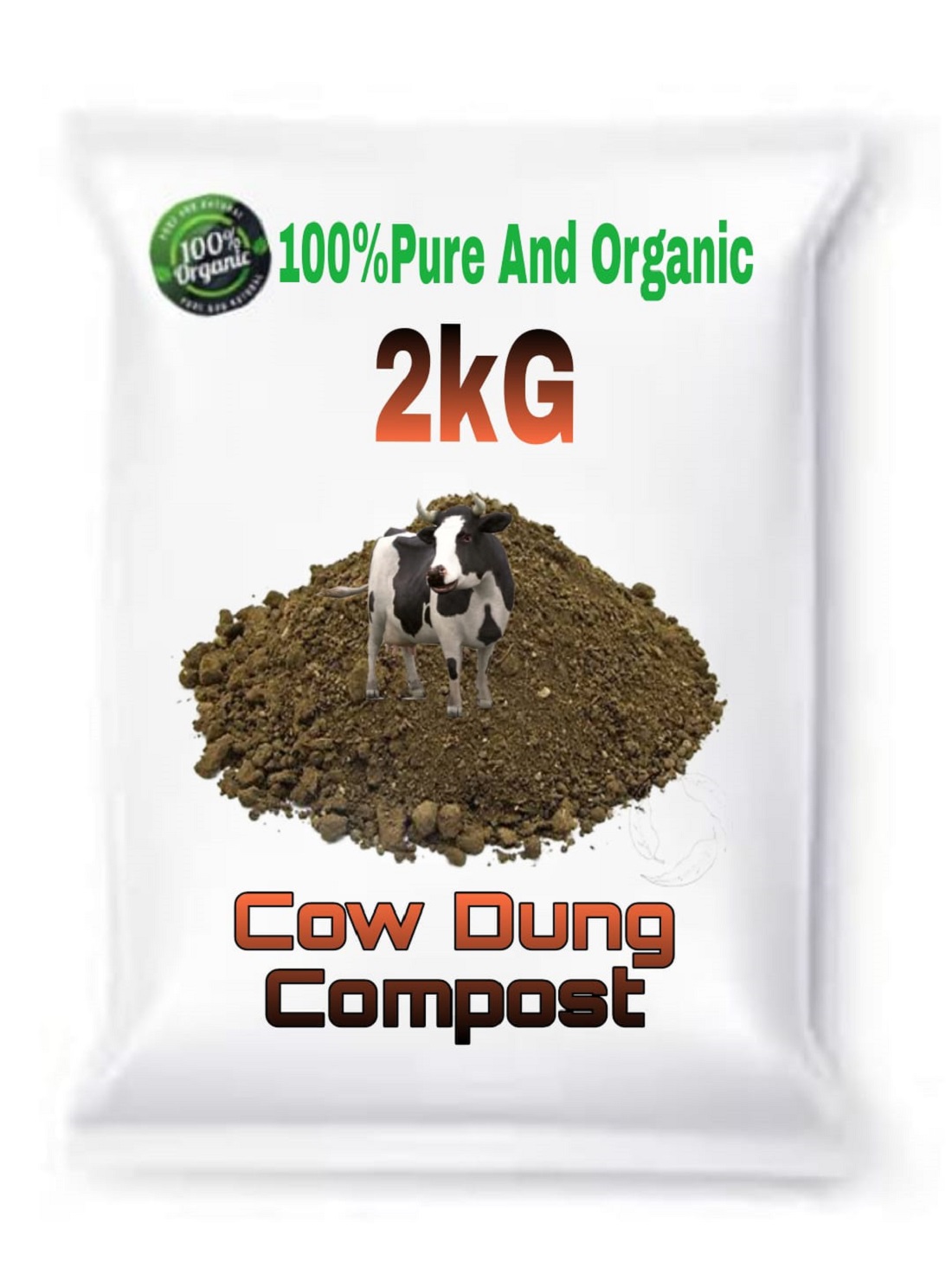 2KG Cow Dung Compost for your garden plants 