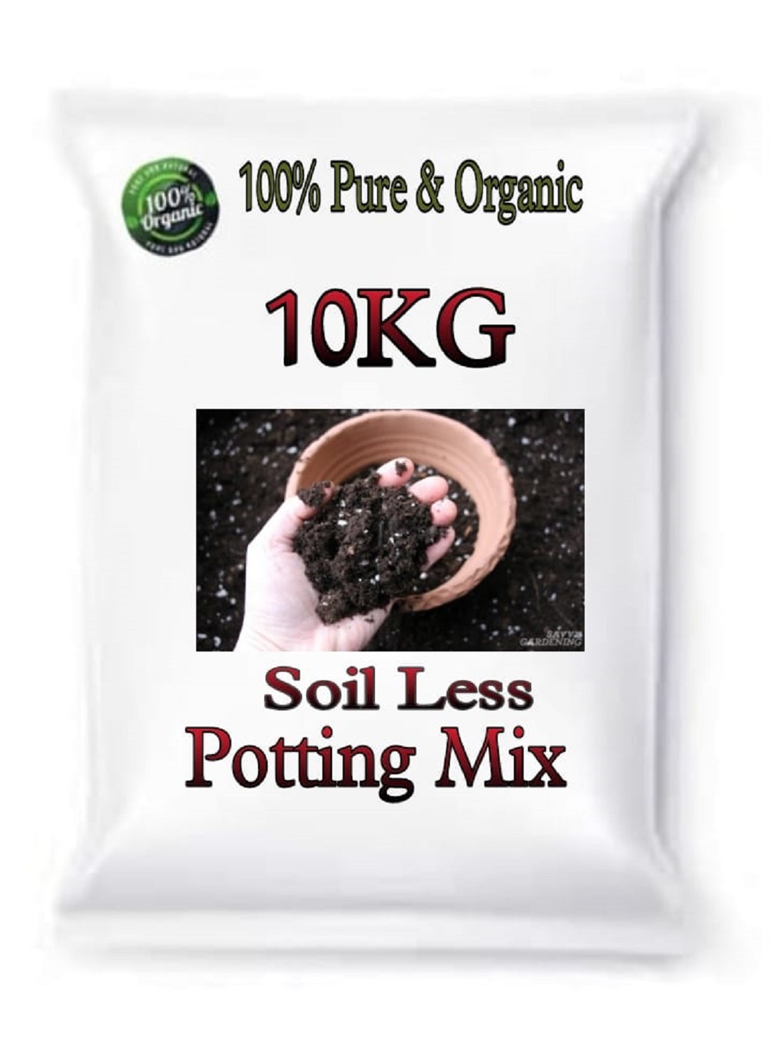 10KG Soil less potting  mixe for your garden plants 