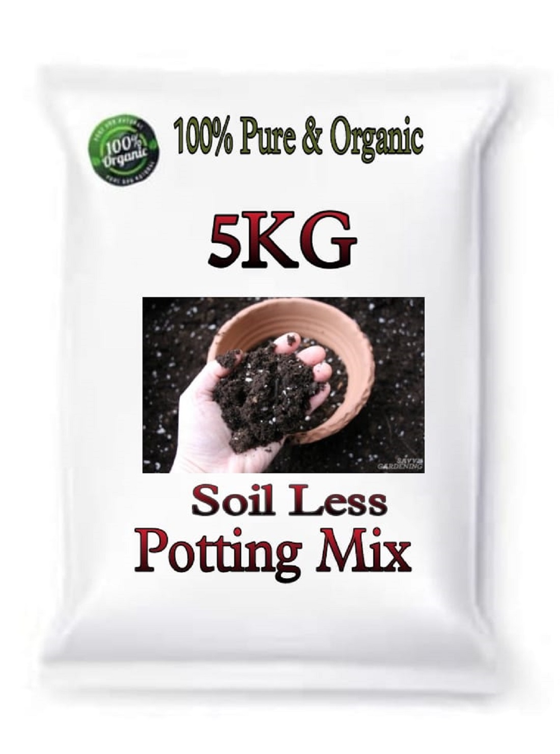 5KG Soil less potting  mixe for your garden plants 