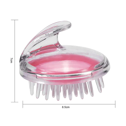 6058 Silicone Head Massager used in all kinds of places like household and official places for unisexul use over head massage and all.