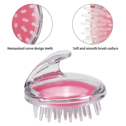 6058 Silicone Head Massager used in all kinds of places like household and official places for unisexul use over head massage and all.