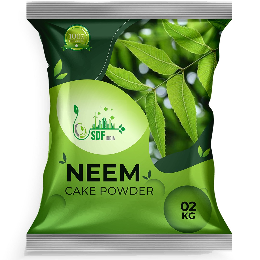 6078 Sdfindia Pure & Organic Neem Cake Powde ( 2 kg )(SDF2NCP)(6078_Neem cake_2kg)