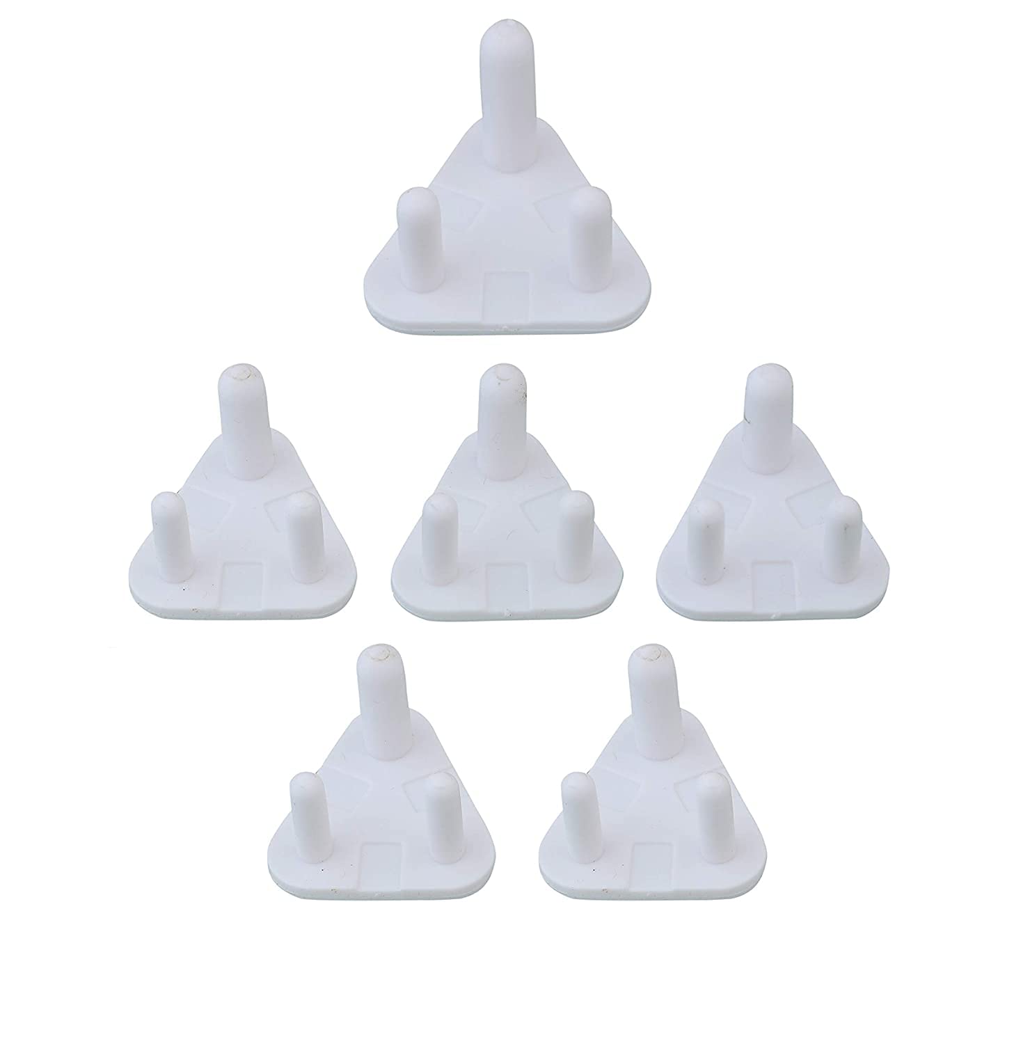 6235 Baby Safety Electric Socket Plug Cover Guards (Pack of 12,White)