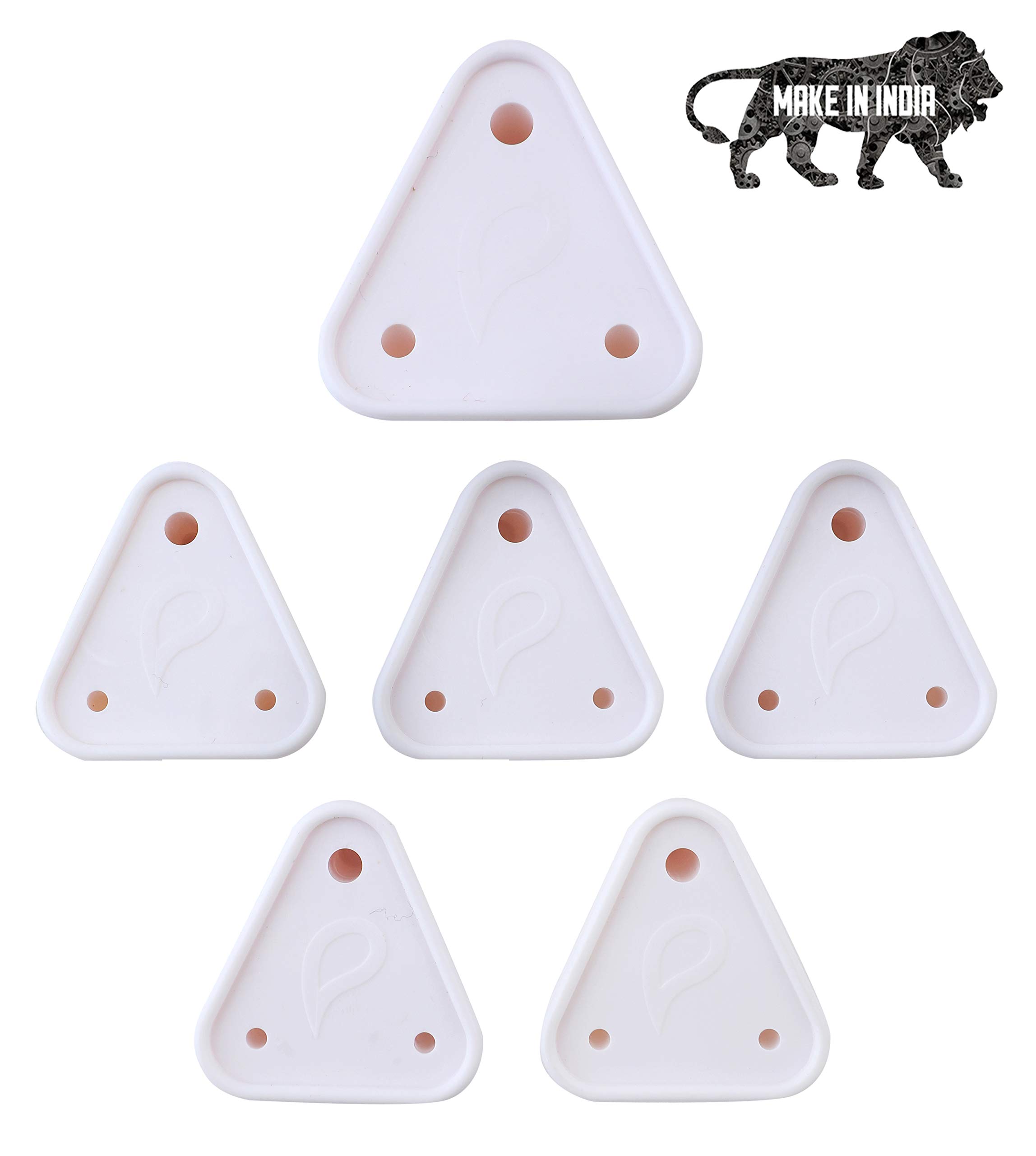 6235 Baby Safety Electric Socket Plug Cover Guards (Pack of 12,White)