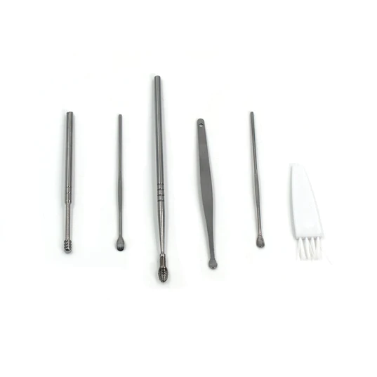 6314L 6Pcs Earwax Removal Kit | Ear Cleansing Tool Set | Ear Curette Ear Wax Remover Tool (loose pack)