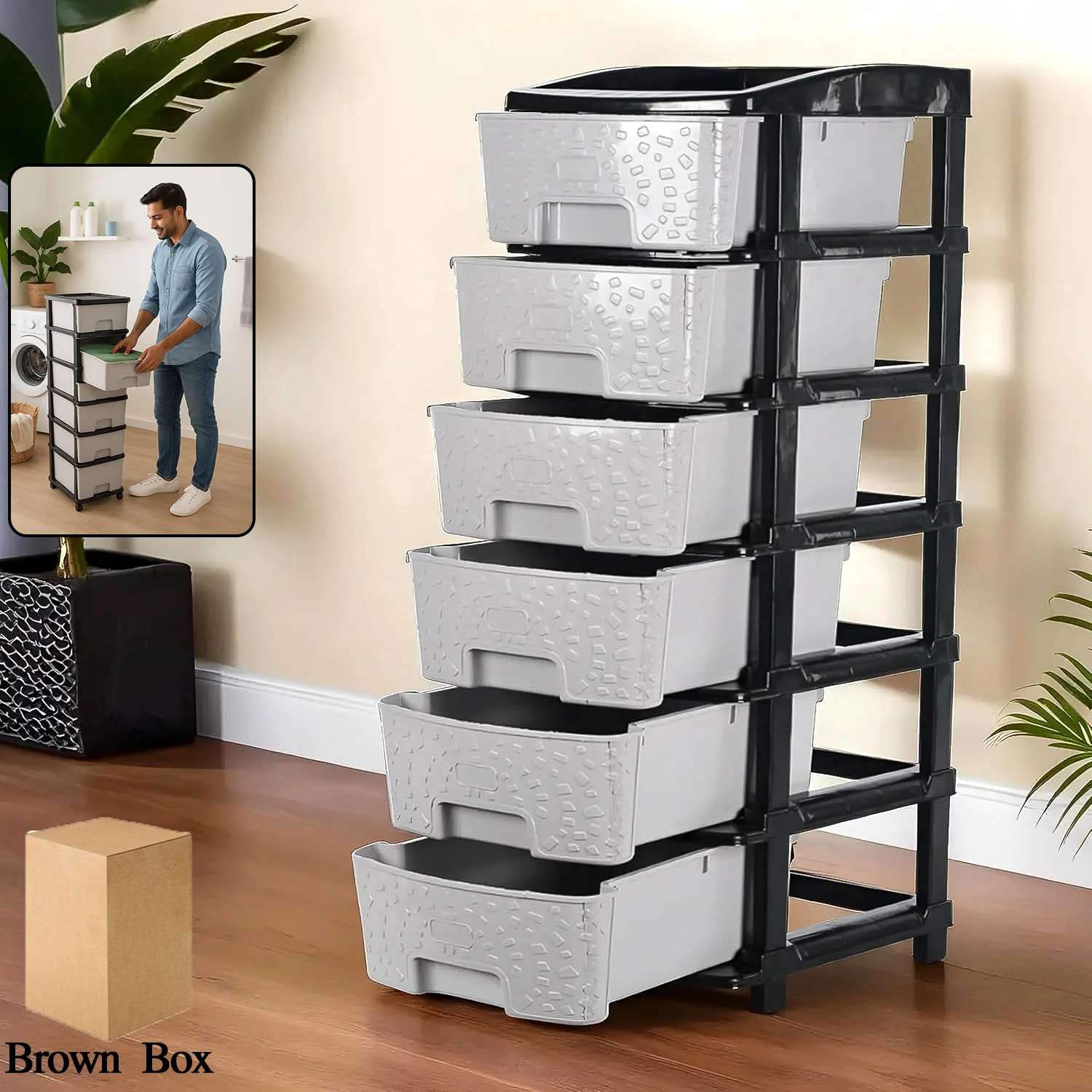 6l storage drawer