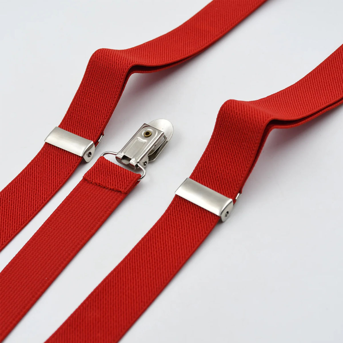 7297 FASHION ACCESSORIES SUSPENDERS FOR MEN: BUTTON PANT BRACES CLOTHES ACCESSORY WITH ELASTIC, Y BACK DESIGN - REGULAR AND TALL SIZES MIX COLOR (1PC)
