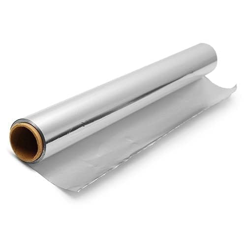 Aluminium Foil for Food Packing,72 Meter,10 Microns in Thickness, Keeps Food Warm, Fresh, Hygienic (72 m (Pack of 1)