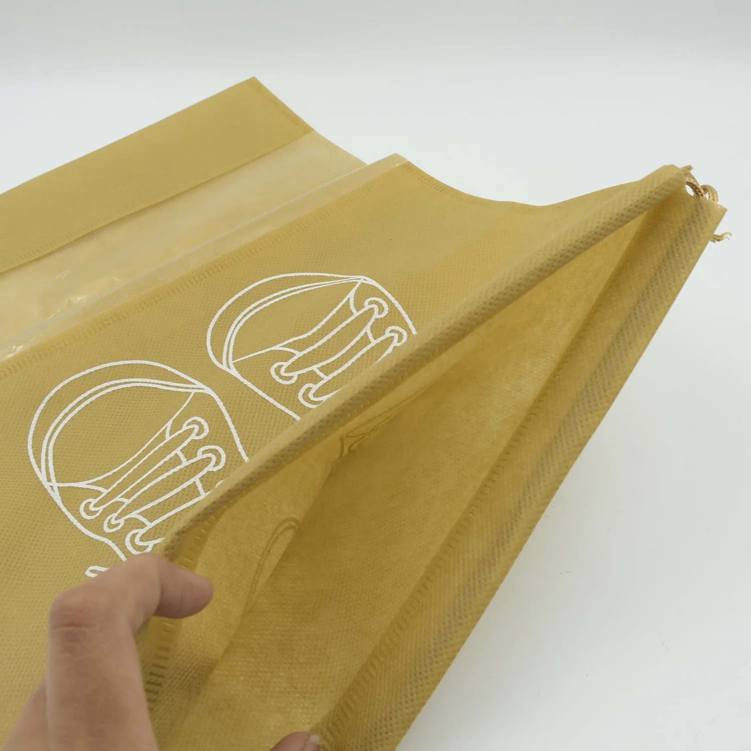 BEACH BAG SHOES STORAGE BAG CLOSET ORGANIZER NON-WOVEN TRAVEL PORTABLE BAG WATERPROOF POCKET 