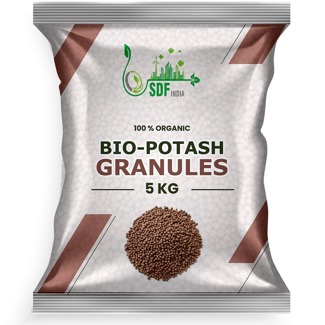 Bio Organic Potash | Essential Fertilizer for Gardening - 5 Kg | Granular Potash Fertiliser for Vegetables, Fruits, Garden Flowers, Agriculture Crops, Indoor & Outdoor Home Plants