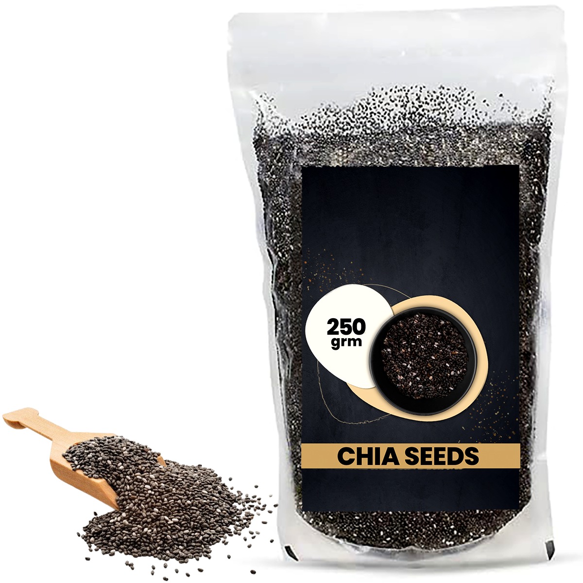 Chia Seeds For Weight Loss | Chia Seeds 250 gm | Raw Chia Seeds organic | Organic Chia Seeds | Seeds For Eating | Diet Snacks | Seeds for Weight Loss | High Protein Seeds | Rich in Omega 3 ( pack of 2)