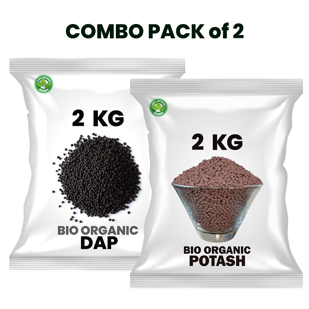 Combo Pack of 2(Bio Organic Potash Granuel  Bio Organic DAP (EACH 2Kg)