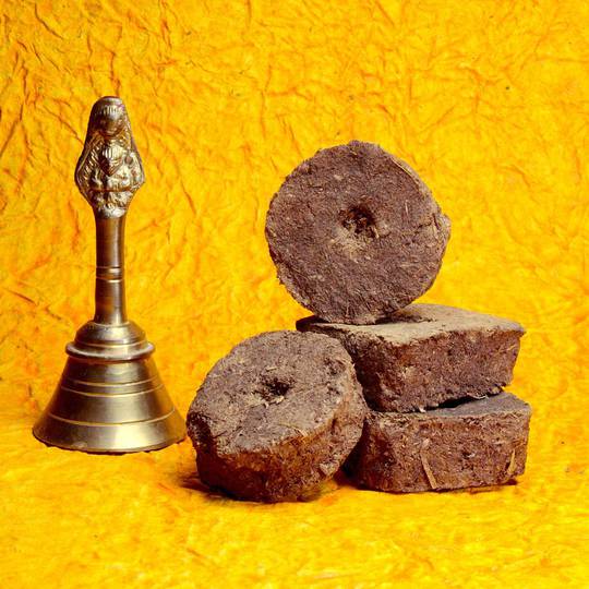 Combo Pack OF 3 ( Natural Dhoop Sticks For Prayer , Chandan, Guggal (Cowdung Cake Gobar Upla ( Set of 3 )