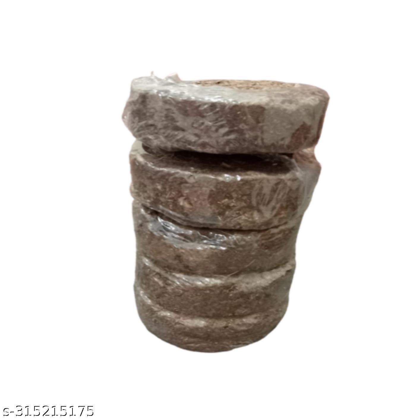 Cow Dung Cake Made of Pure Desi Cow's Dung for Yagnas/Havan/Homa Pooja (pack of 5)