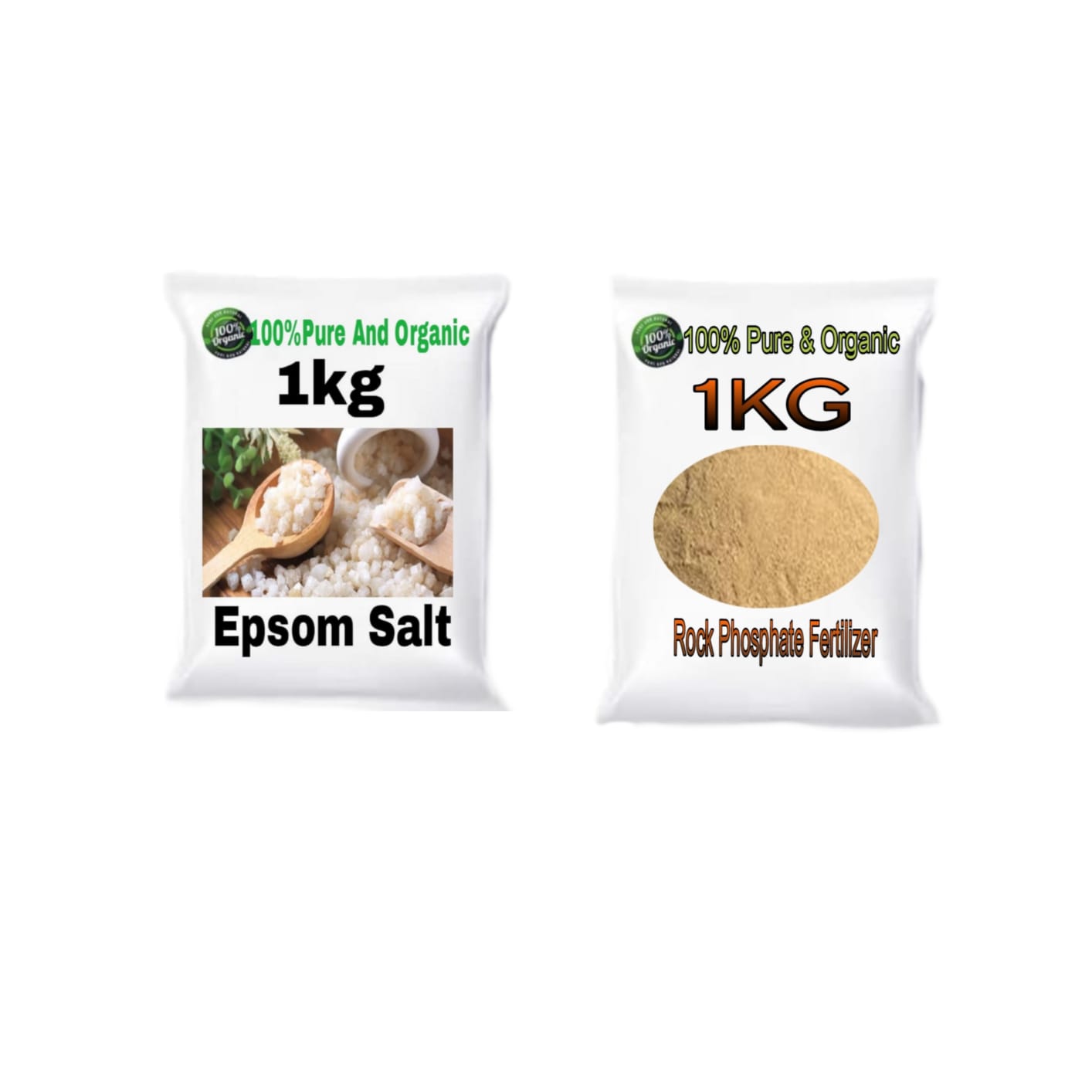 Epsom Salt 1KG Rock Phasphate Each 1kg