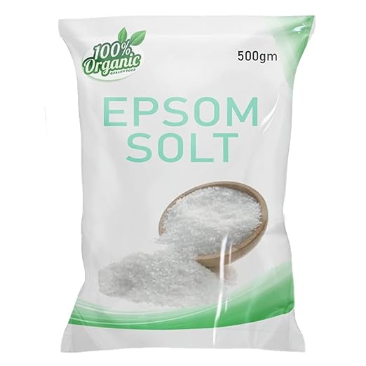 Epsom Salt For Pain Relief Epsom Salt For Foot Epsom Salt For Bath Epsom Salts For Feet Pain For Muscle Relief, Relieves Aches & Pain Epsom Bath Salt Crystal and Bath (500gm)