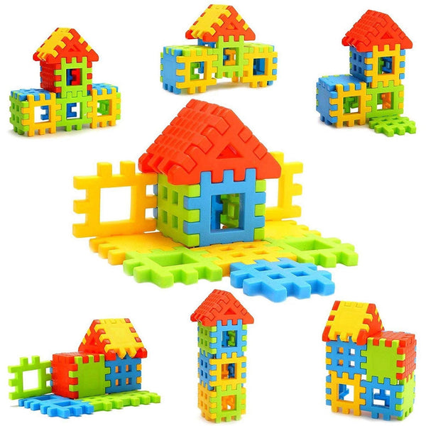 SDF INDIA 200 PC HOUSE BLOCKS TOY USED IN ALL KINDS OF HOUSEHOLD AND OFFICIAL PLACES SPECIALLY FOR KIDS AND CHILDREN FOR THEIR PLAYING AND ENJOYING PURPOSES.