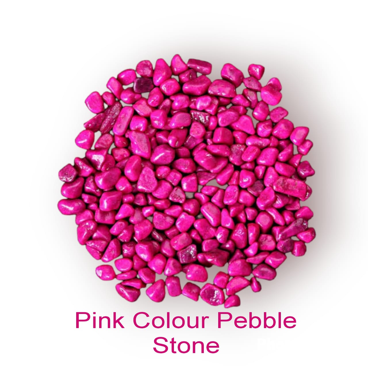 Marble Pebbles for Home Garden Aquarium Outdoor Decoration (Pink, 2Kg)