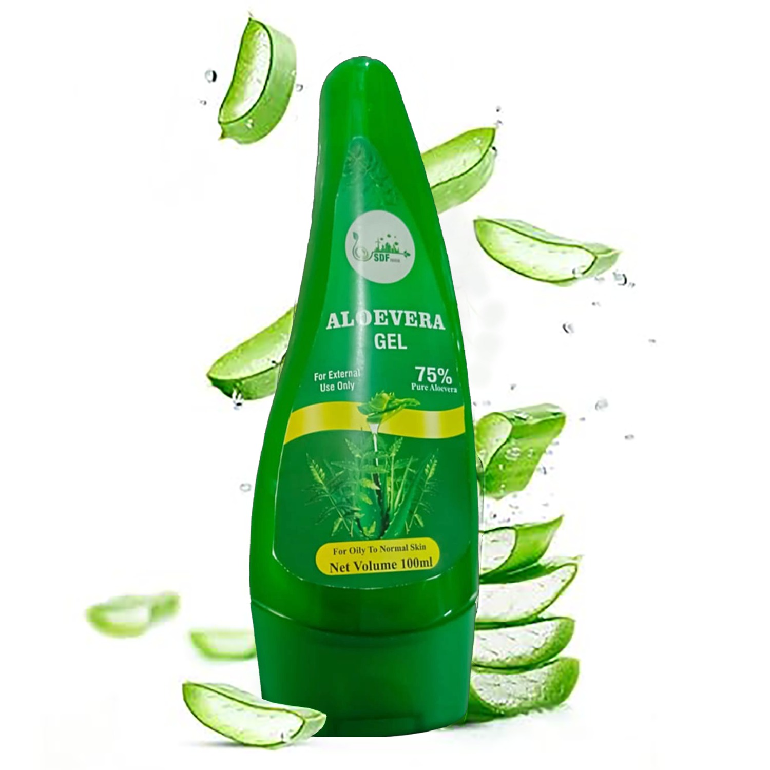 Pure Aloe Vera Gel for Face, Skin & Hair - 100ml | Ultimate Gel For Glowing Skin | For Both Men and Women( pack of 3)