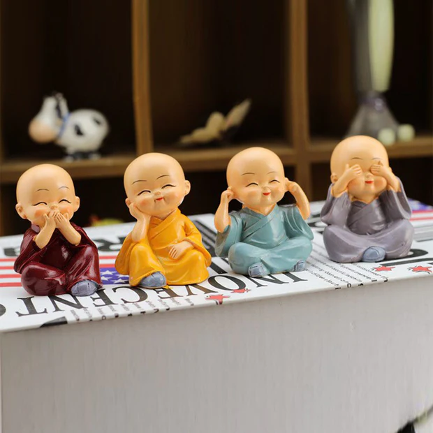 SDF baby buddha 4Pc and show piece used for house, office and official decorations etc. 