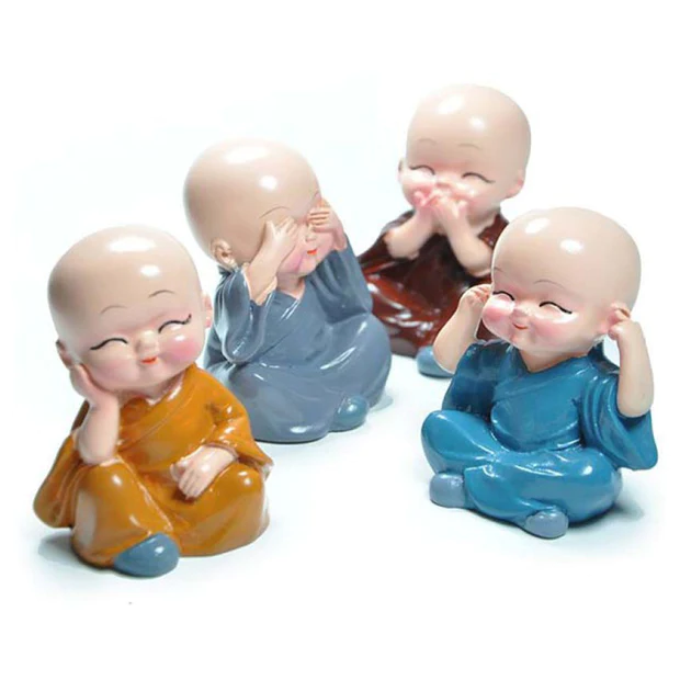 SDF baby buddha 4Pc and show piece used for house, office and official decorations etc. 