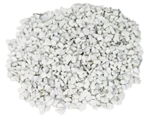 SDF Combo Pack Of 2 ( 1 kg White Marble Chips Big,  1kg White Marble Chips small )