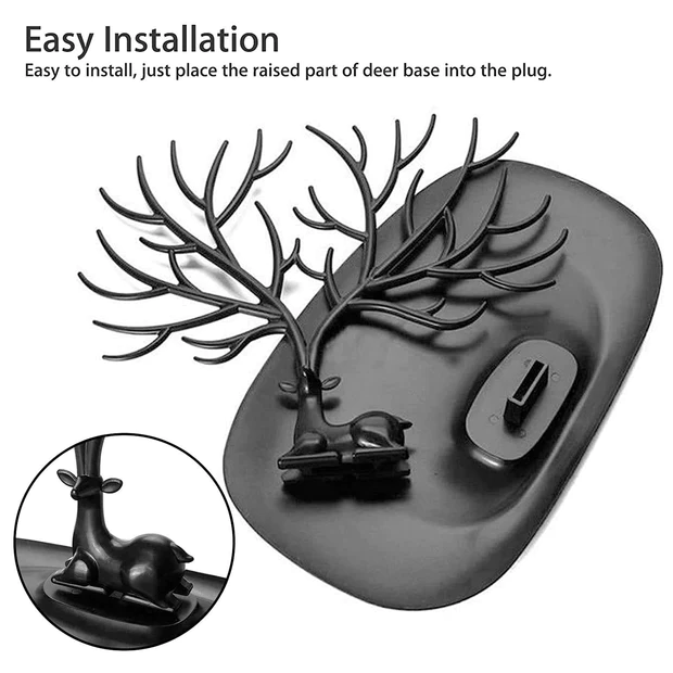 SDF Deer Shaped Jewellery Display Holder Earring Necklace Holder Organiser (1Pc Only) 