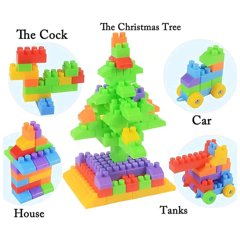 SDF INDIA 100 PC TRAIN BLOCKS TOY USED IN ALL KINDS OF HOUSEHOLD AND OFFICIAL PLACES SPECIALLY FOR KIDS AND CHILDREN FOR THEIR PLAYING AND ENJOYING PURPOSES.