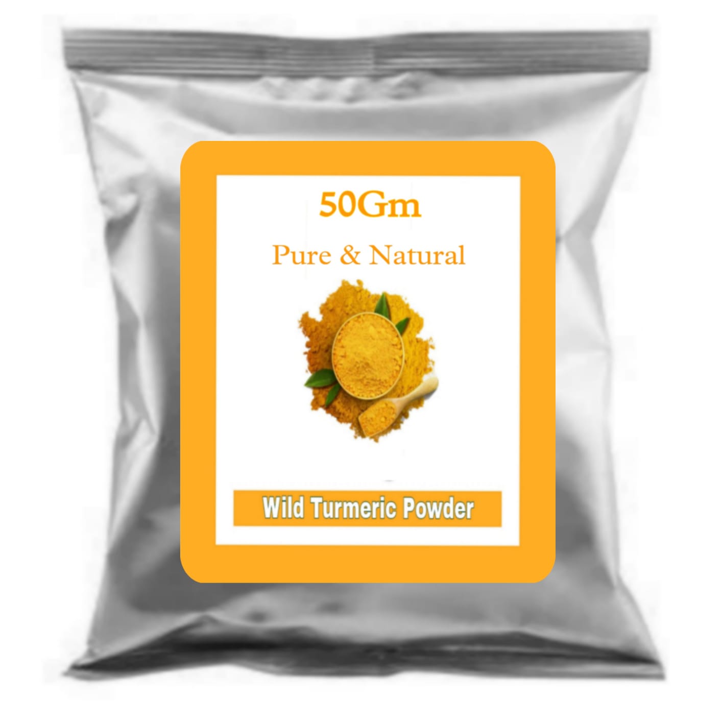 SDF INDIA 100% Pure & Natural Wild Turmeric Powder/ Kasthuri Manjal Powder/ Kasthuri Haldi Powder/ Curcuma Aromatica/Jangli Haldi For Skin Glowing (50Gram)