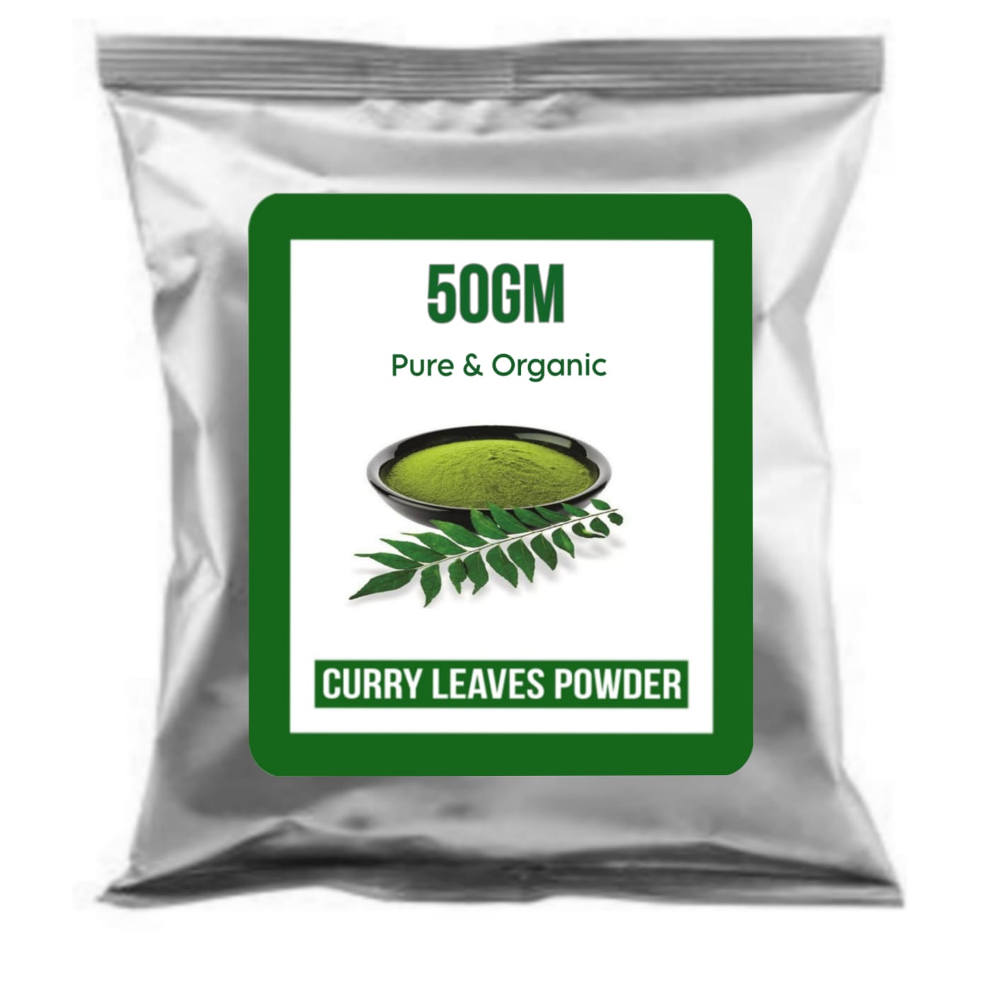  SDF INDIA 100% Pure & Organic Curry Leaves Powder Curry Leaves to Grow Long, Strong and Shiny Hair(50gm)