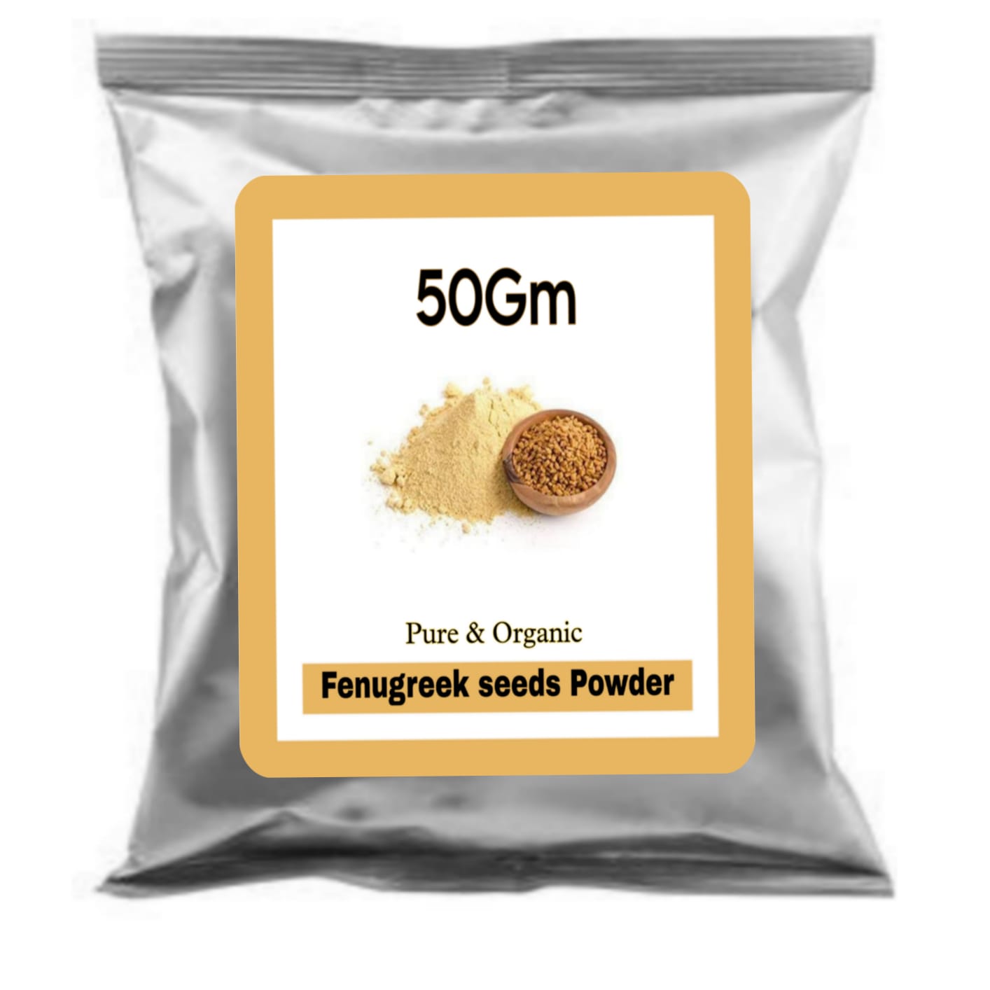 SDF INDIA 100% Pure & Organic Fenugreek / Meethi Powder For Hair, Skin & Health -(50Gm)