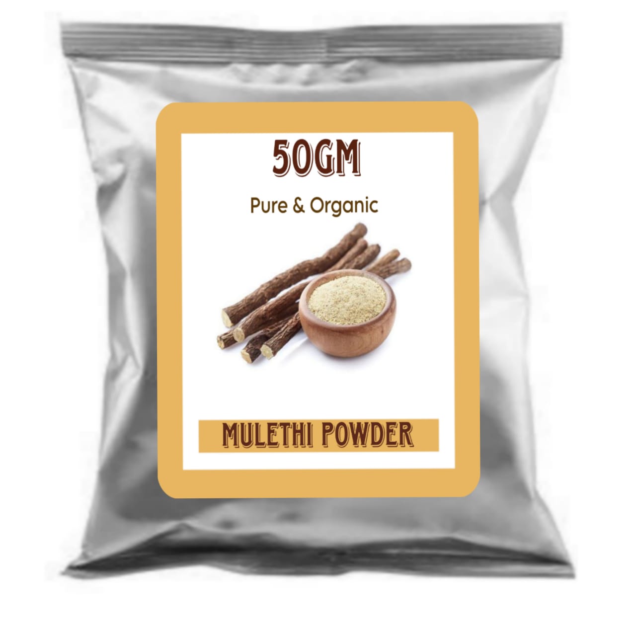 SDF INDIA 100% Pure& Organic Mulethi Powder For Face, Skin, Eating and Hair (50 Grams), Skin Whitening | Yashtimadhu Powder, Liquorice Powder for Eating