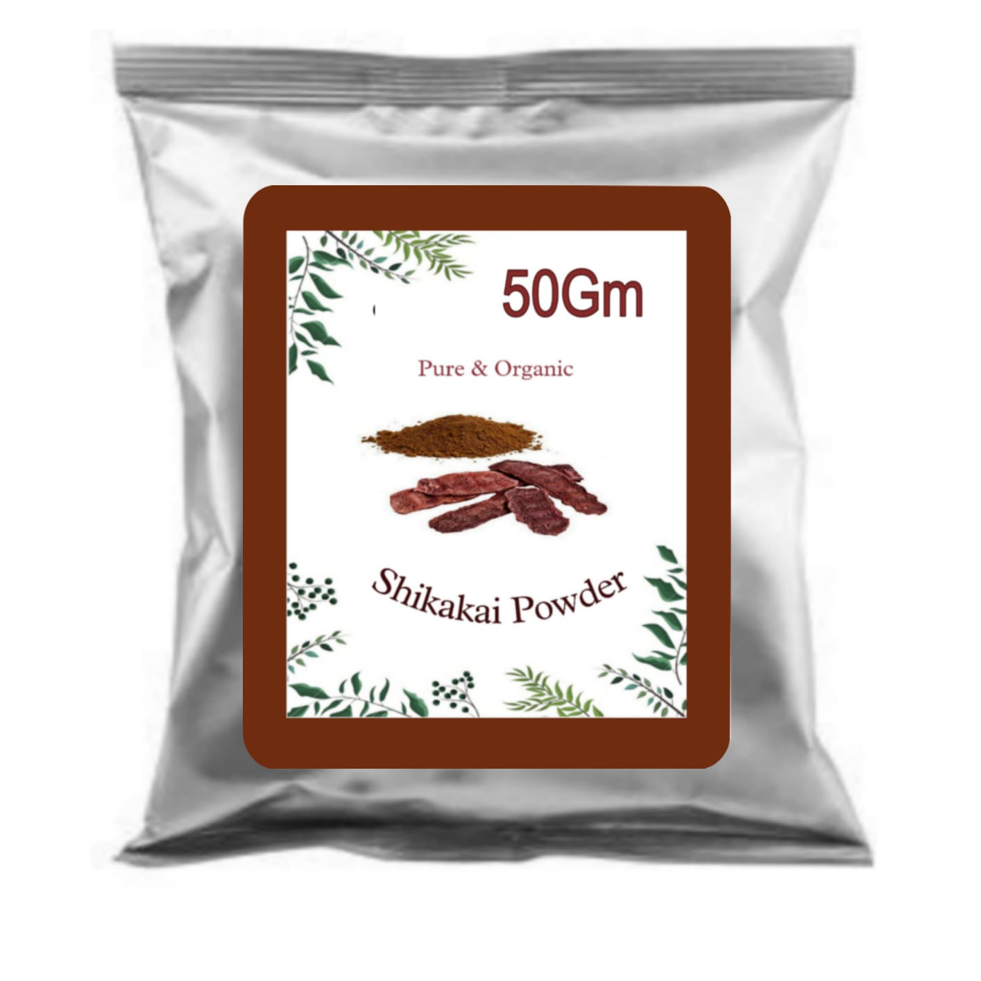 SDF INDIA 100%Organic Shikakai Powder | Acacia concinna for Hair Care(50Gm)