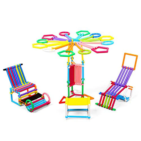 SDF INDIA 250 PC STICKS BLOCKS TOY USED IN ALL KINDS OF HOUSEHOLD AND OFFICIAL PLACES BY KIDS AND CHILDREN'S SPECIALLY FOR PLAYING AND ENJOYING PURPOSES.