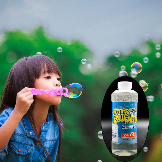 SDF INDIA BUBBLE GUN LIQUID REFILL FOR KIDS (750ML)