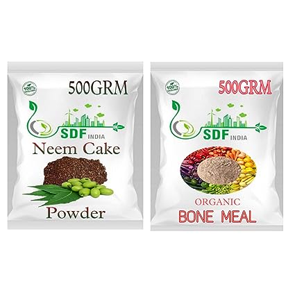 SDF India Combo Offer Neem Cake Powder , Bone Meal Powder( 500Grm Each,Total 1 KG)