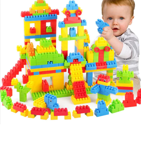 SDF INDIA DIY Plastic Building Blocks for Kids Building Blocks Toy for Kids Puzzle Games for Kids ? DIY Toys for Children Educational & Learning Toy for Kids, Girls & Boys 