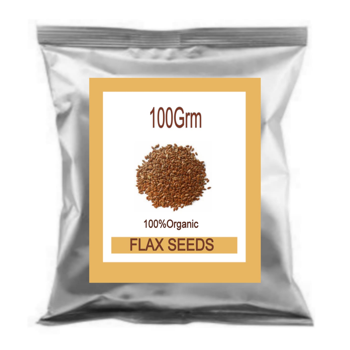 SDF INDIA Flax Seeds 100Grm - Raw Unroasted Flaxseed Alsi Seeds for Eating Weight Loss Hair Growth, Diet Snack food