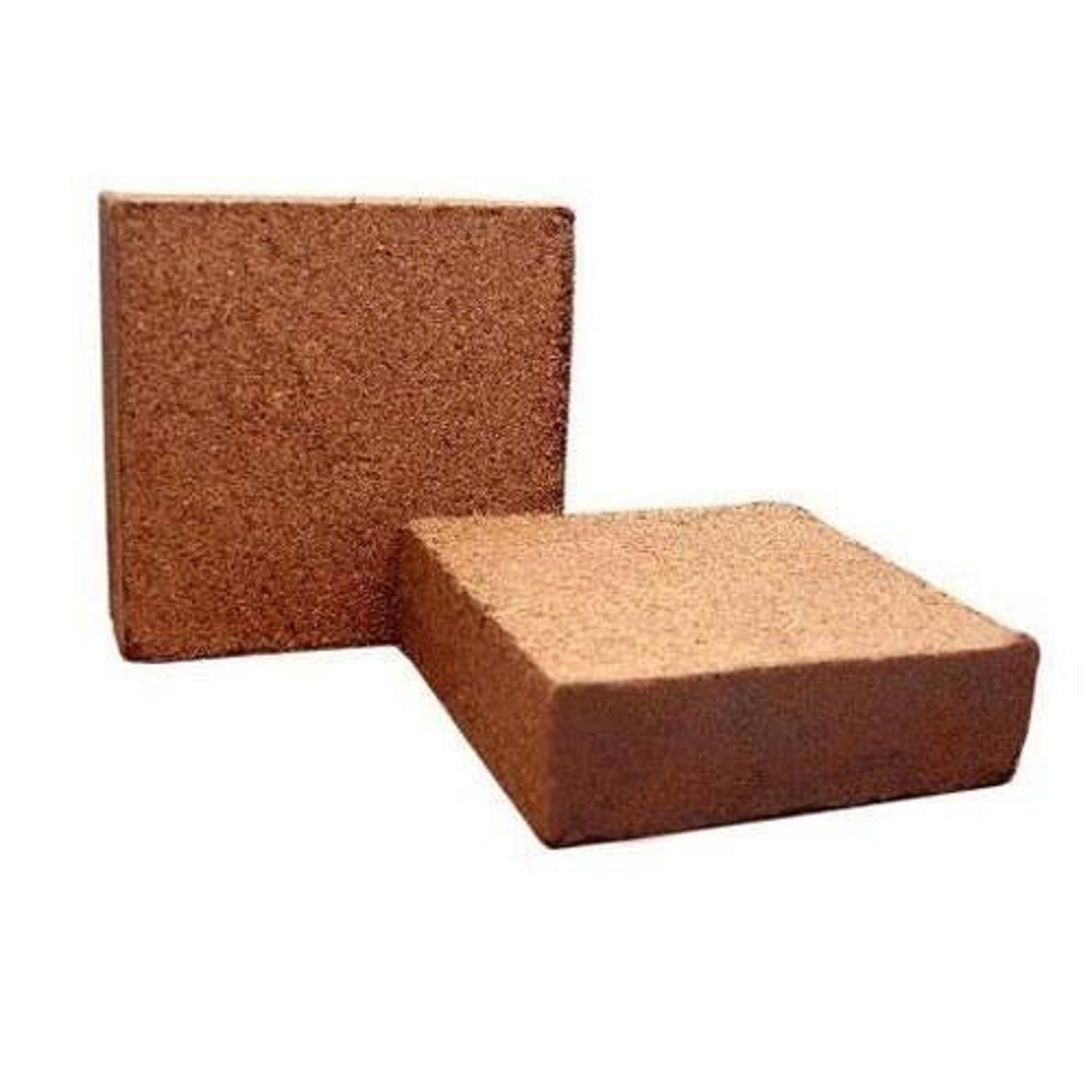 SDF INDIA Laminated Cocopeat 5Kg Block Kitchen, Balcony, Terrace Garden - Expands Up to 75 litres of Coco Peat Powder for All Seeds and Plants Growing Soil Manure - Export Quality (Low Ec ,Pack of 3)