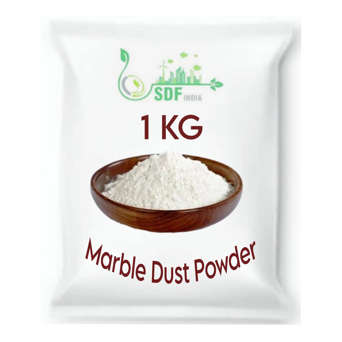 SDF INDIA  Marble dust, White Marble Powder for Mural Art, Relief Painting, Raised Art, Persian Art, DIY, Gift for Artists, Students, Children & for All Arts (1KG)