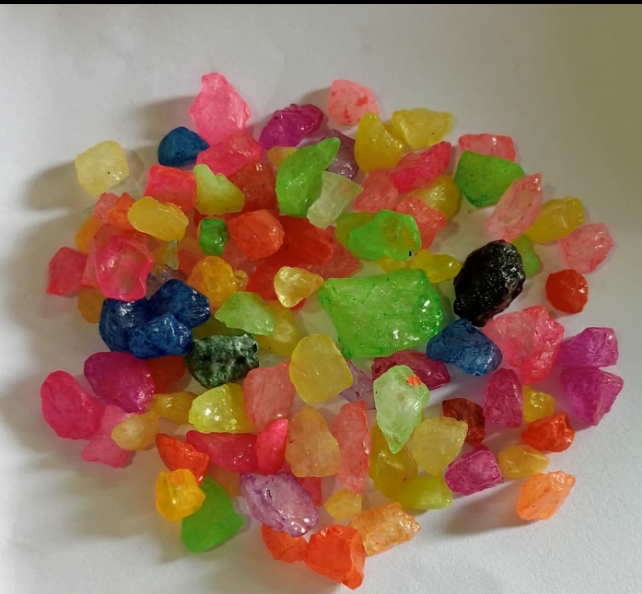 SDF INDIA Multi colour florescent gravel stone (1KG)